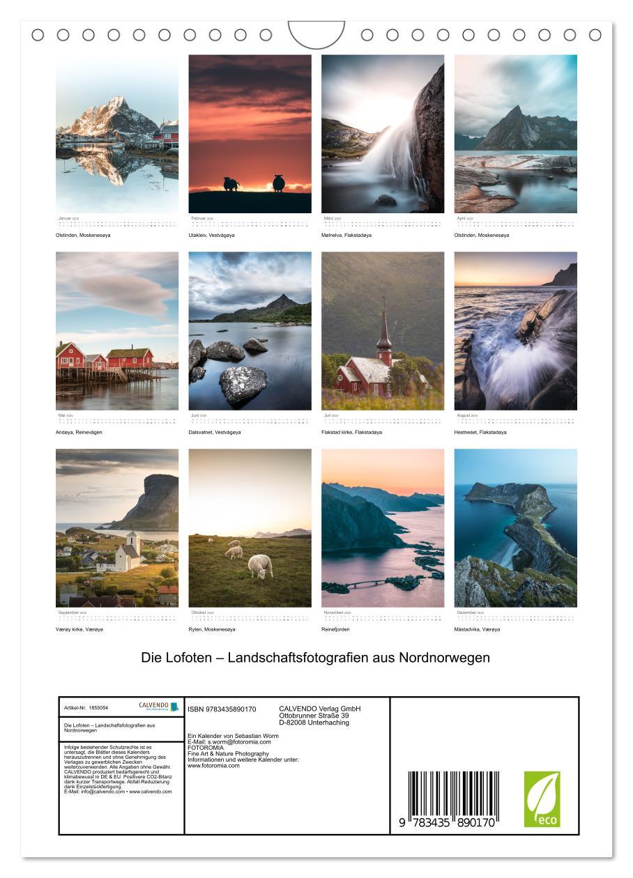 Bild: 9783435890170 | Die Lofoten ¿ Landschaftsfotografien aus Nordnorwegen (Wandkalender...