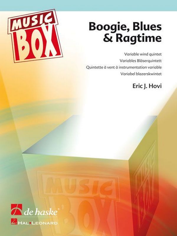 Cover: 9789043132824 | Boogie, Blues &amp; Ragtime | Schwierigkeitsgrad: leicht | Eric J. Hovi