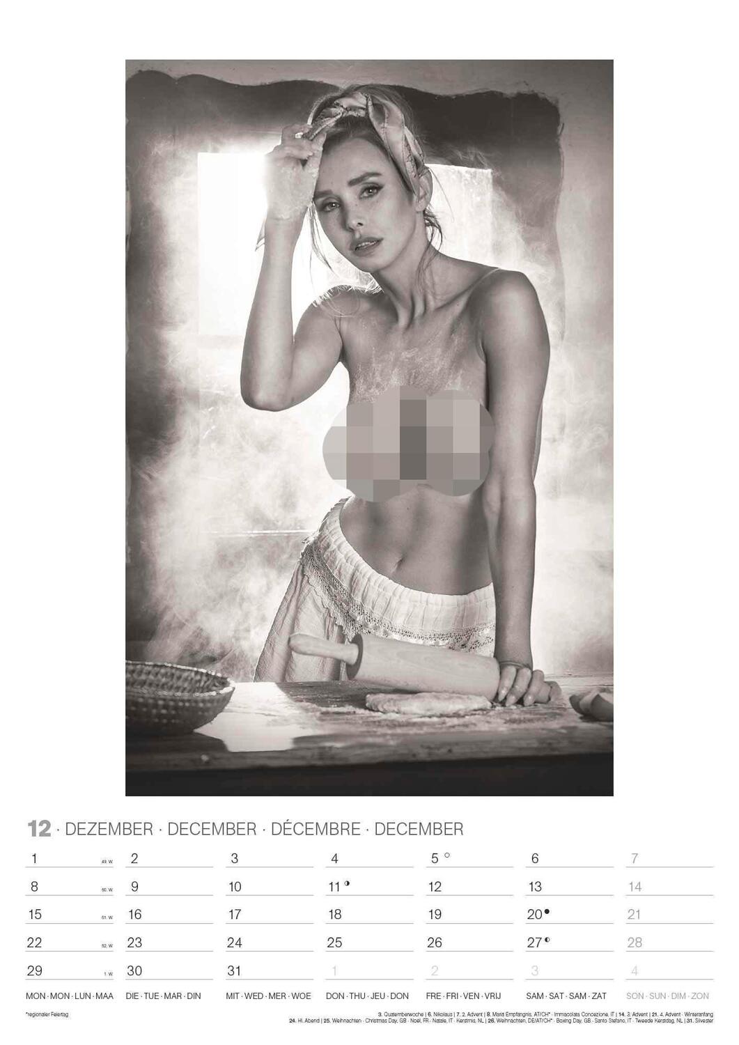 Bild: 4002725994318 | Naked 2025 - Wand-Kalender - 29,7x42 - Erotik-Kalender - Frauen -...