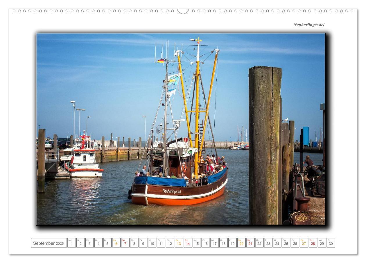 Bild: 9783435703937 | Ostfriesland - die bezaubernden alten Häfen (Wandkalender 2025 DIN...