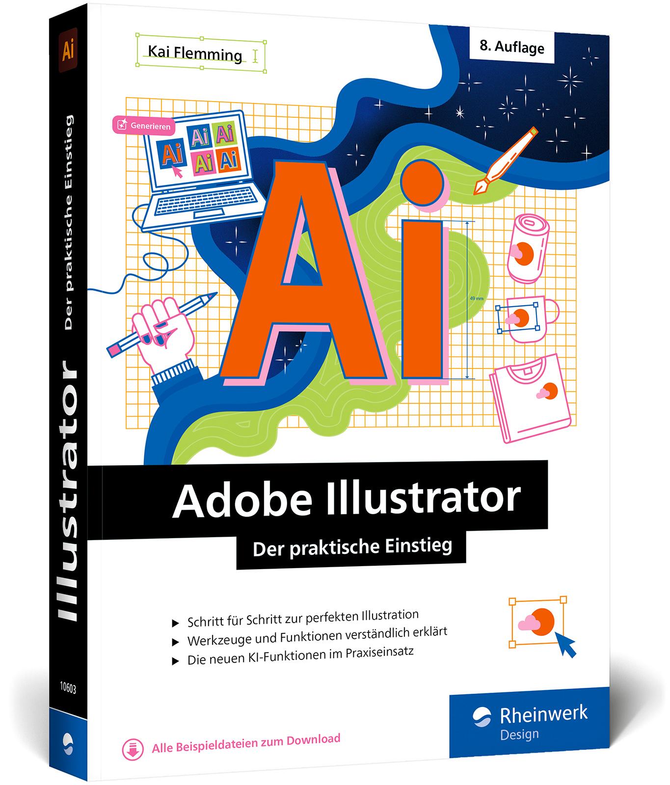 Cover: 9783367106035 | Adobe Illustrator | Kai Flemming | Taschenbuch | Rheinwerk Design