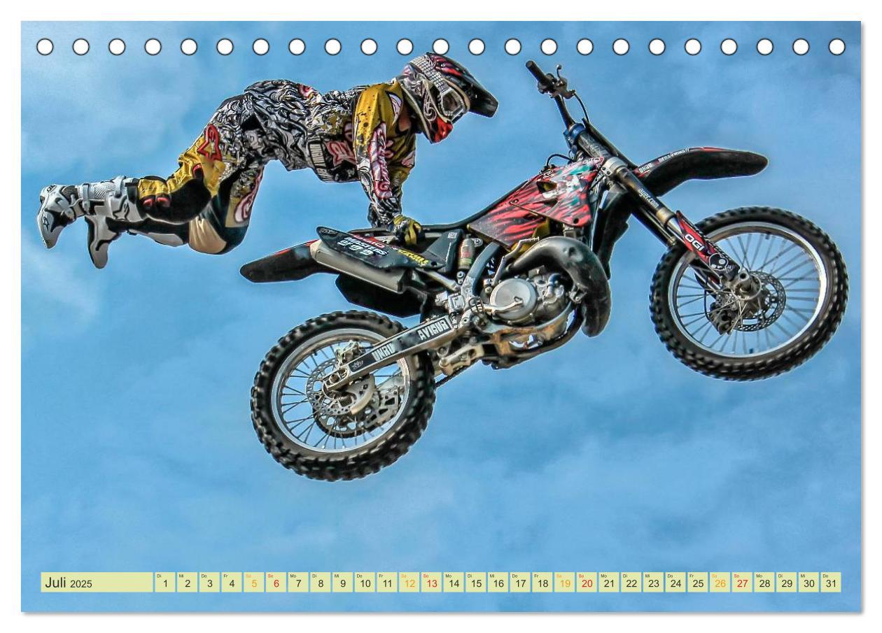 Bild: 9783435470969 | Motocross - so cool (Tischkalender 2025 DIN A5 quer), CALVENDO...