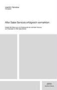 Cover: 9783837016895 | After Sales Services erfolgreich vermarkten | Michael Stiller (u. a.)