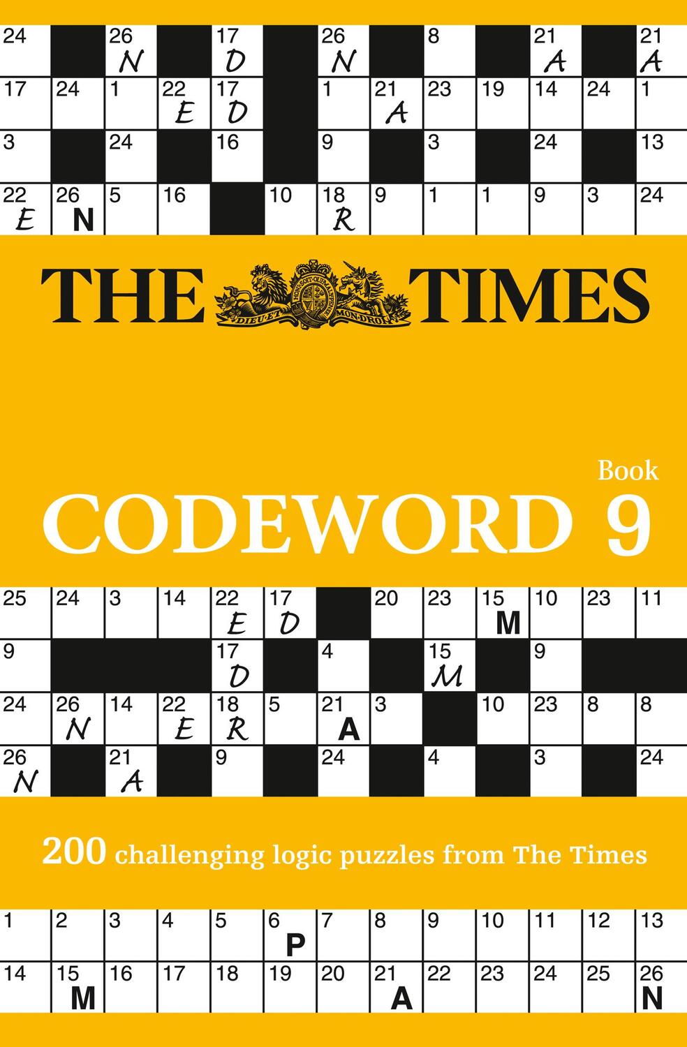 Cover: 9780008241247 | The Times Codeword Book 9: 200 Challenging Logic Puzzles from the...