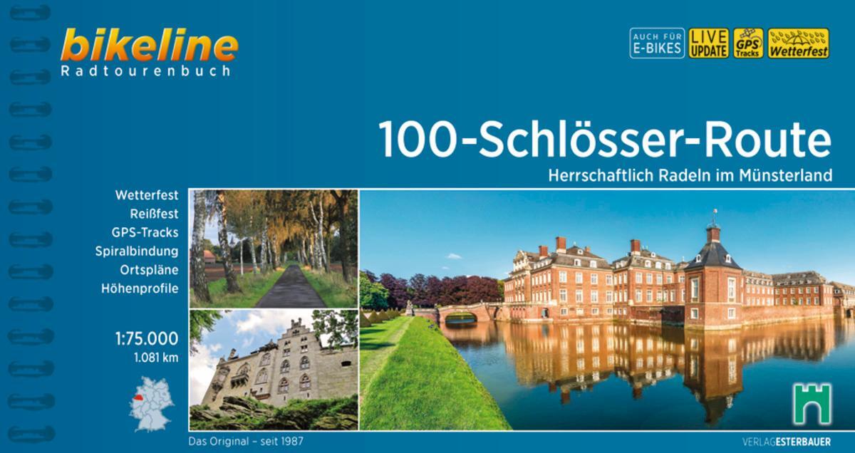 Cover: 9783711100993 | 100 Schlösser Route | Esterbauer Verlag | Taschenbuch | Spiralbindung