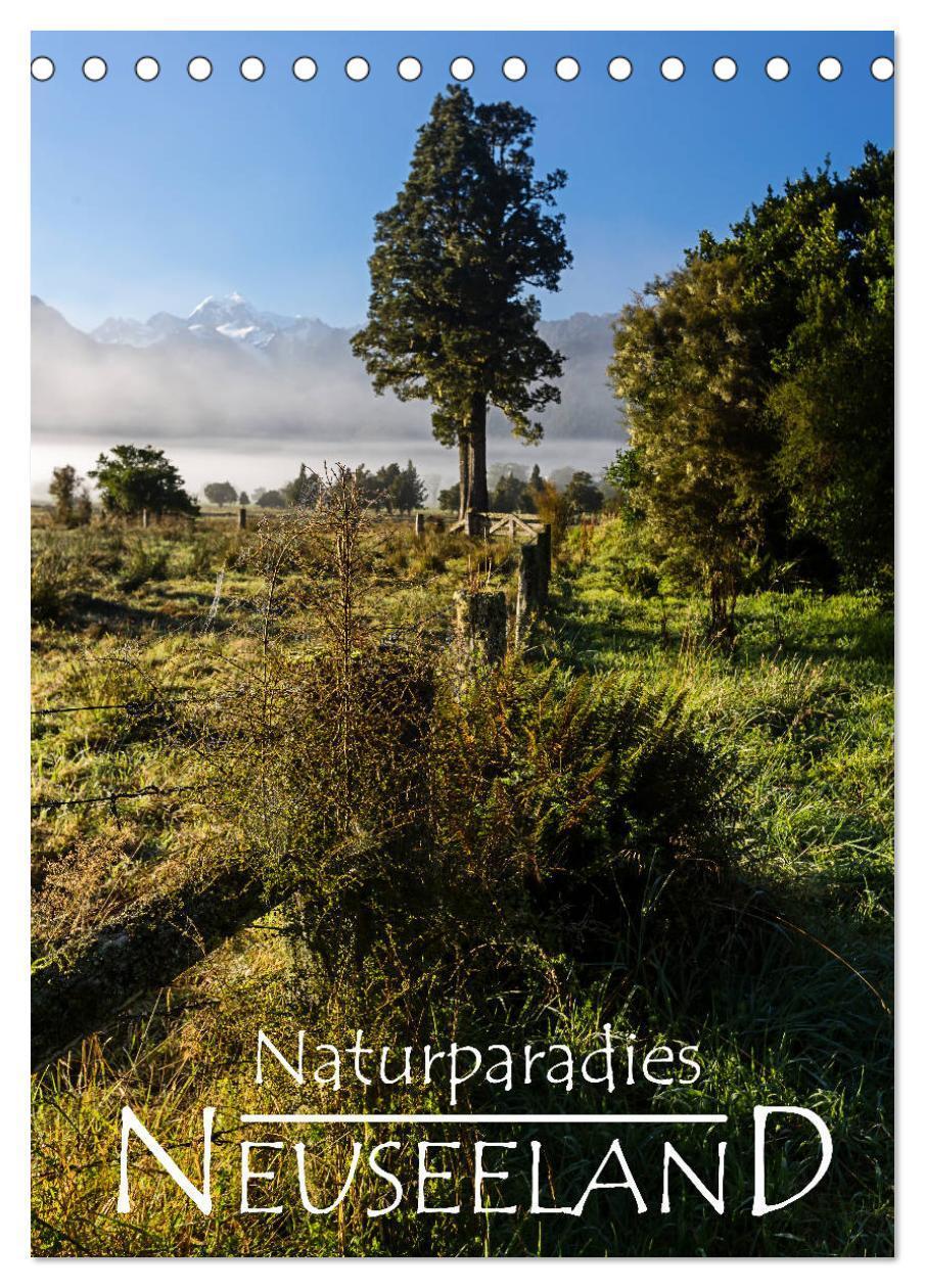 Cover: 9783383122538 | Naturparadies Neuseeland (Tischkalender 2024 DIN A5 hoch), CALVENDO...