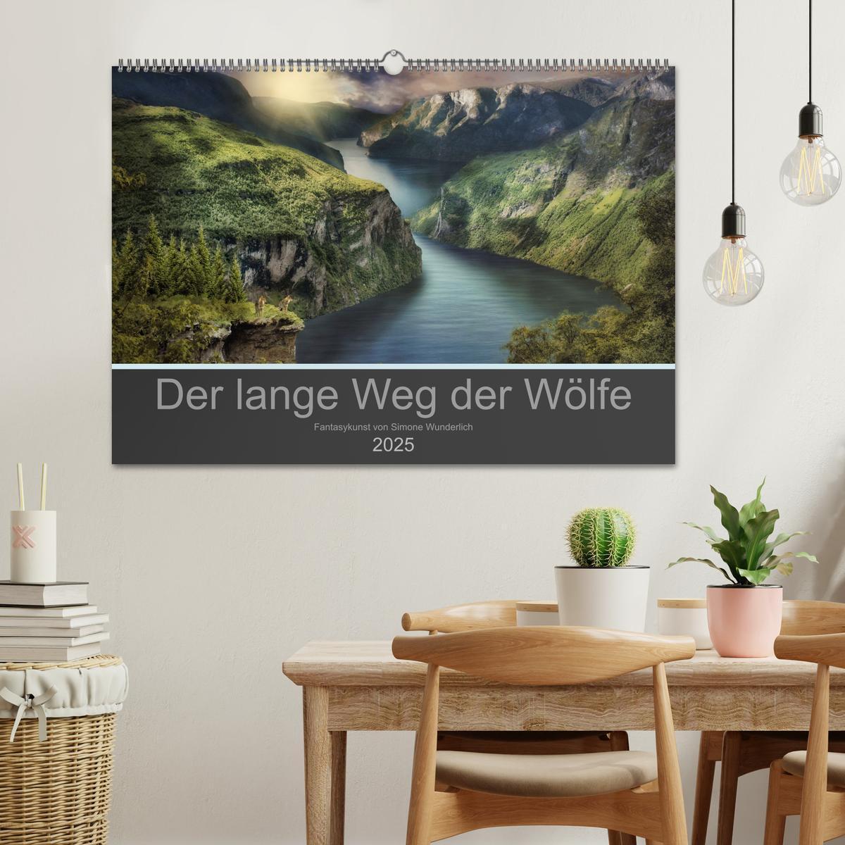 Bild: 9783435079544 | Der lange Weg der Wölfe (Wandkalender 2025 DIN A2 quer), CALVENDO...