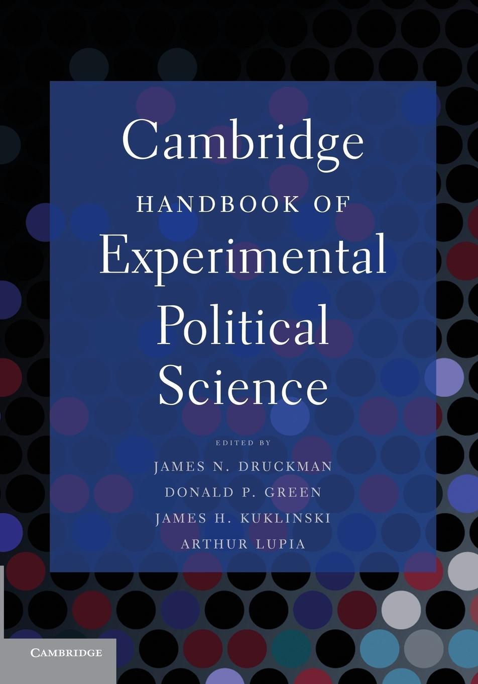 Cover: 9780521174558 | Cambridge Handbook of Experimental Political Science | Kuklinski