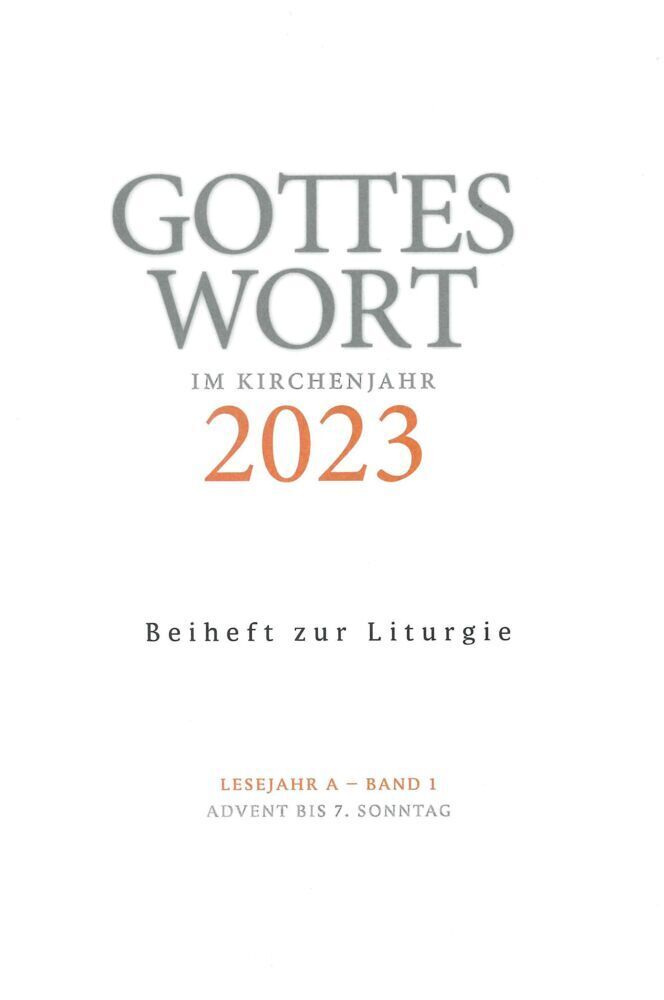 Cover: 9783429058319 | Gottes Wort im Kirchenjahr | Christoph Heinemann | Taschenbuch | 64 S.