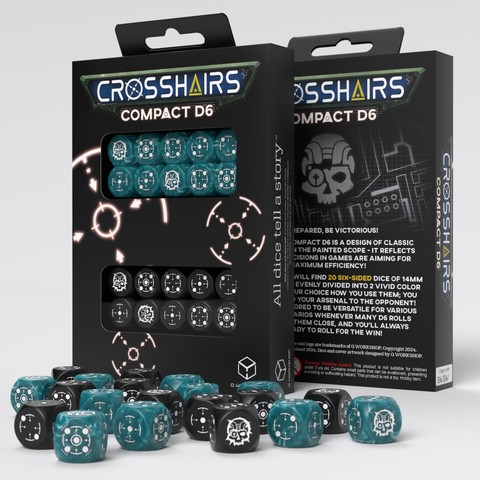 Cover: 5907699497355 | Crosshairs Compact D6: Stormy&amp;Black | Q-workshop | EAN 5907699497355