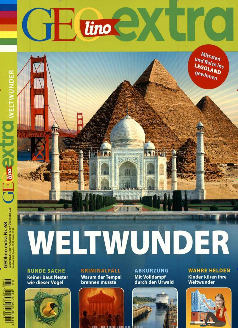 Cover: 9783652007207 | GEOlino Extra / GEOlino extra 68/2018 - Weltwunder | Martin Verg