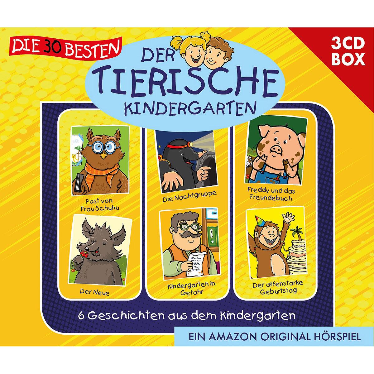 Cover: 4260167472539 | Die 30 besten: Der tierische Kindergarten 3-CD-Box | Kindergarten | CD