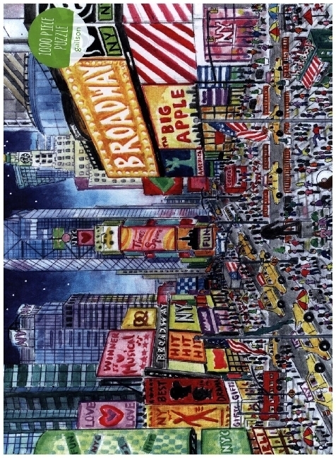 Cover: 9780735367074 | Michael Storrings Times Square 1000 Piece Puzzle | Galison (u. a.)