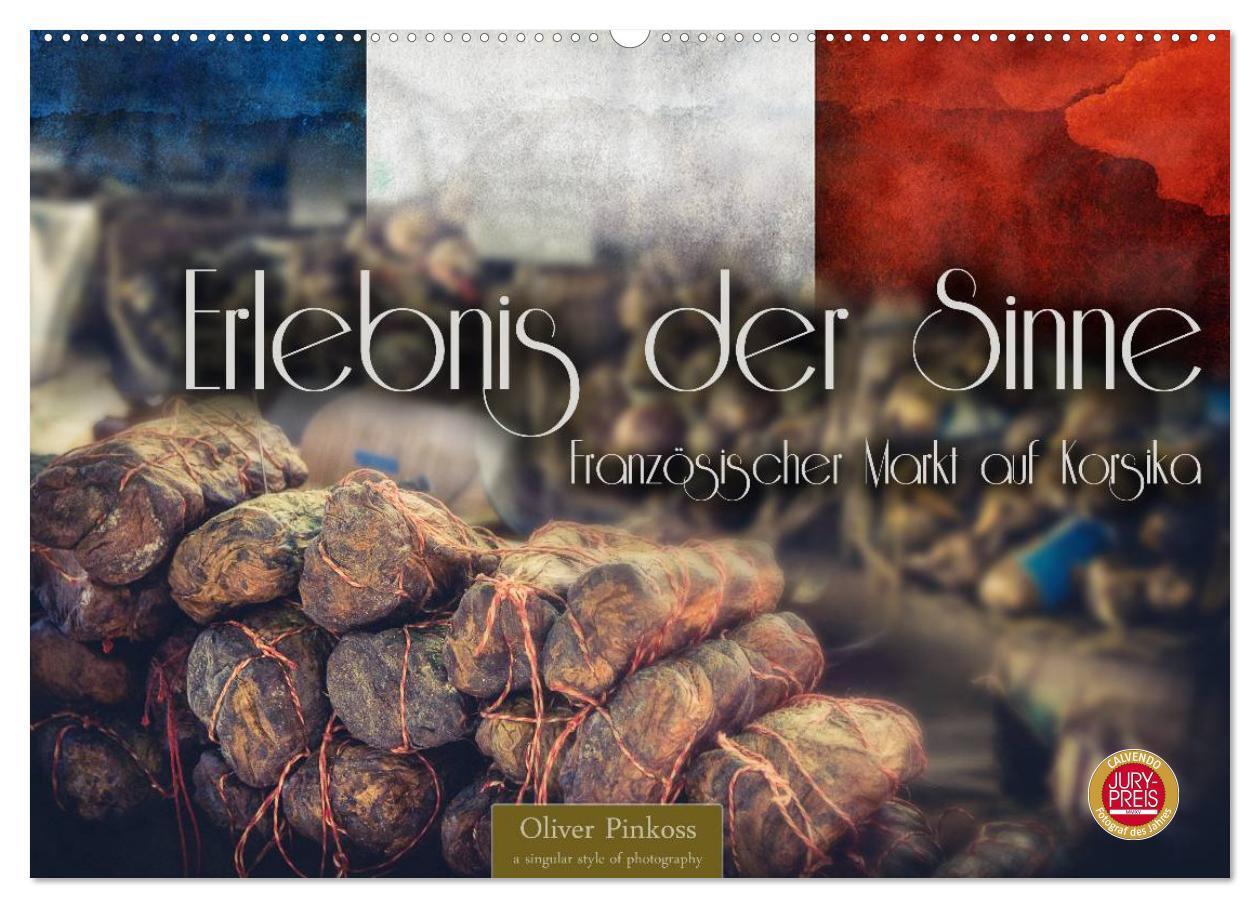 Cover: 9783383452376 | Erlebnis der Sinne - Französischer Markt auf Korsika (Wandkalender...
