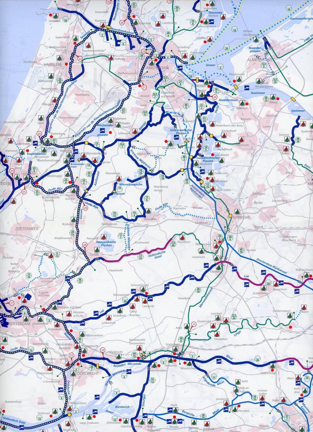 Bild: 9789018044923 | Waterkaart Nederland 1:320 000 | Wasserkarte | (Land-)Karte | 2019