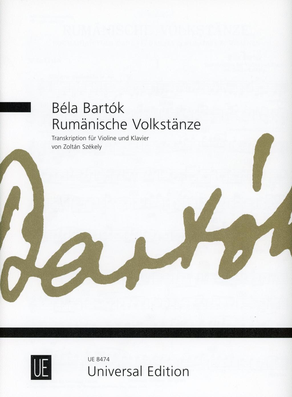 Cover: 9790008009105 | Rumänische Volkstänze | für Violine und Klavier. | Broschüre | Buch