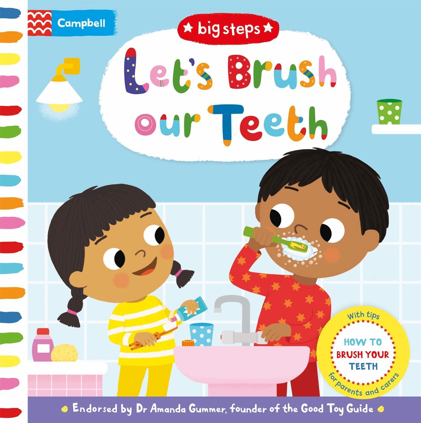 Cover: 9781529086928 | Let's Brush our Teeth | How To Brush Your Teeth | Campbell Books