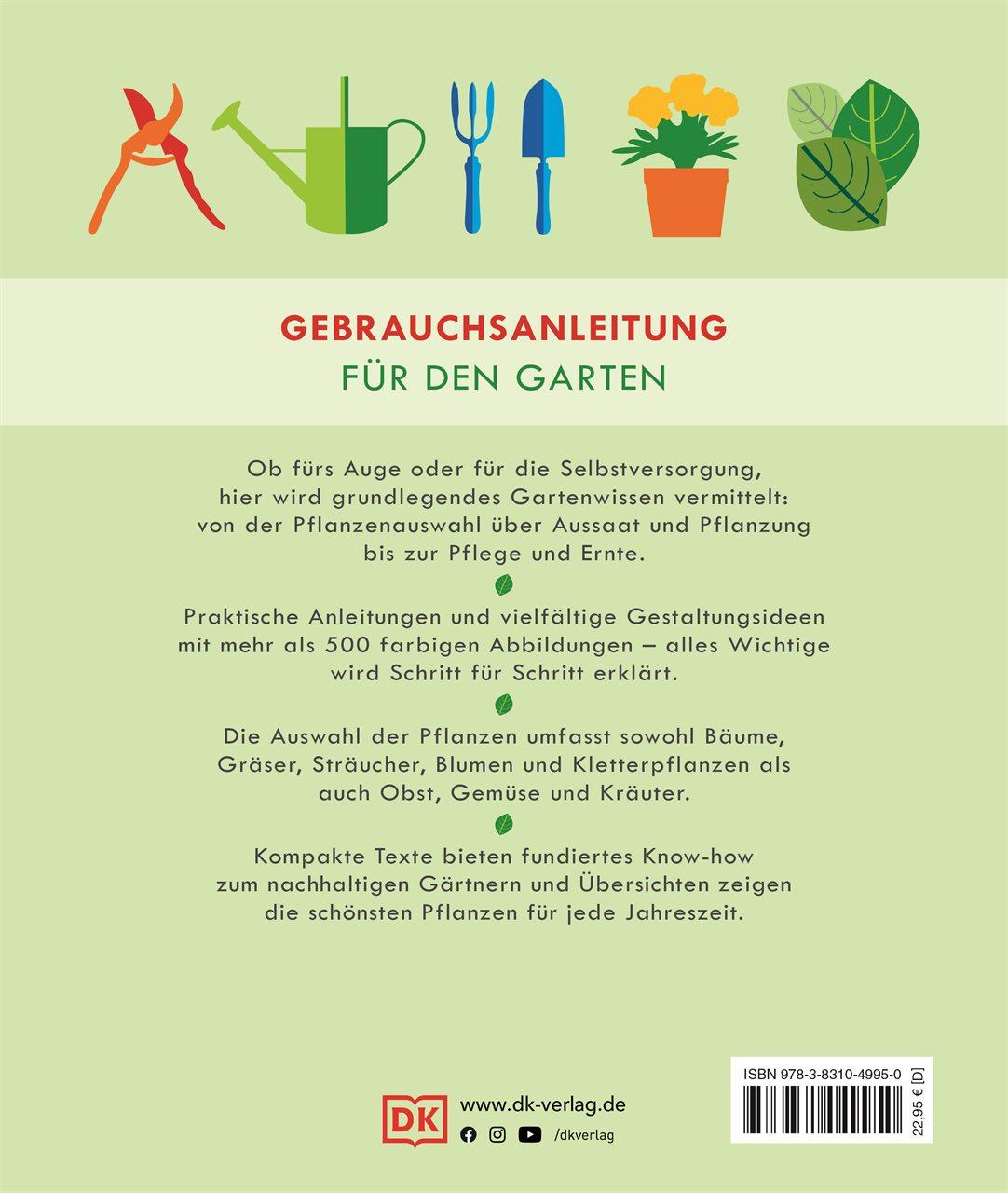 Rückseite: 9783831049950 | So geht Garten | DK Verlag | Buch | 256 S. | Deutsch | 2025