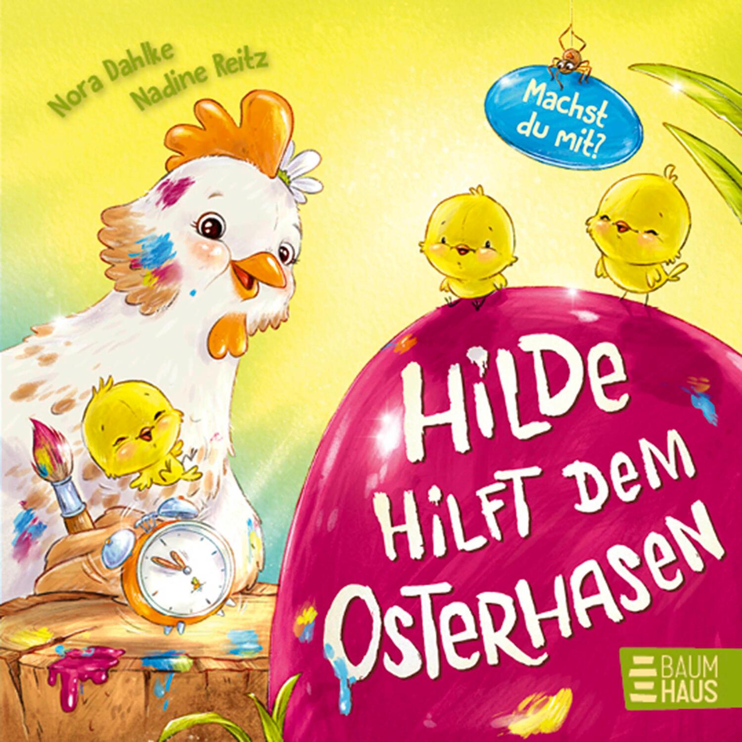 Cover: 9783833908880 | Hilde hilft dem Osterhasen (Pappbilderbuch) | Nora Dahlke | Buch