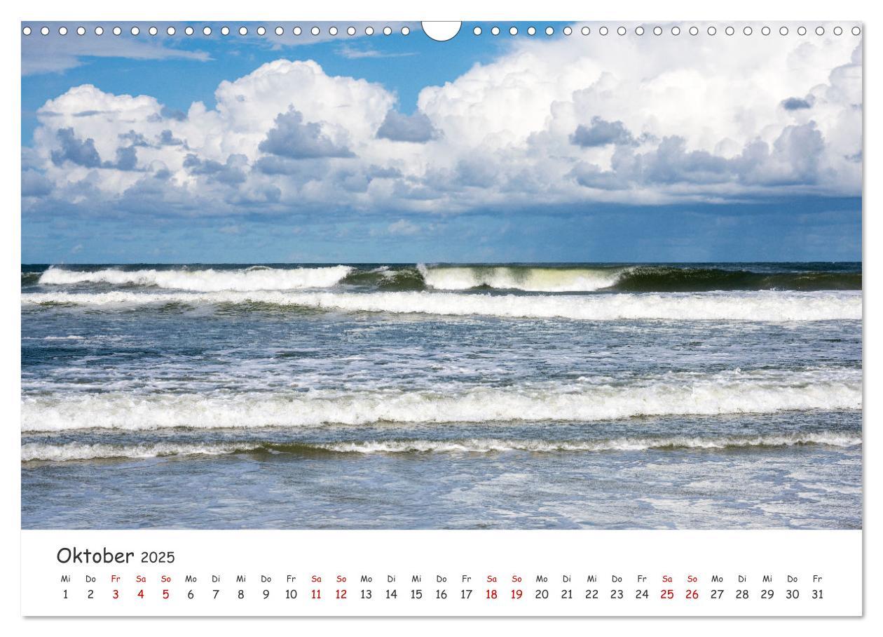 Bild: 9783435979356 | Nordsee, Meer, Strand und Wind (Wandkalender 2025 DIN A3 quer),...