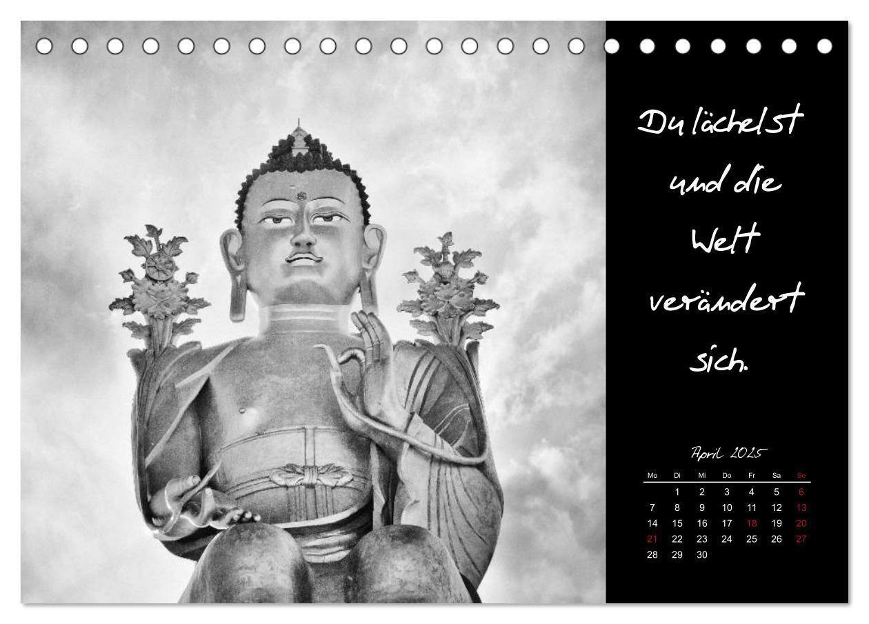 Bild: 9783435628292 | Worte des Buddha 2025 (Tischkalender 2025 DIN A5 quer), CALVENDO...