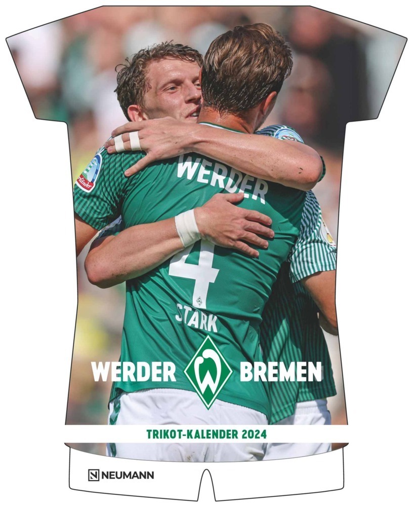 Cover: 4002725987358 | Werder Bremen 2024 - Trikotkalender - Fan-Kalender -...