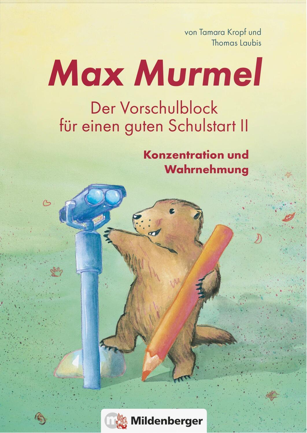Cover: 9783619153244 | Max Murmel: Der Vorschulblock für einen guten Schulstart II | Buch