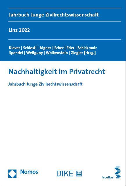 Cover: 9783848775729 | Nachhaltigkeit im Privatrecht | Jahrbuch Junge Zivilrechtswissenschaft