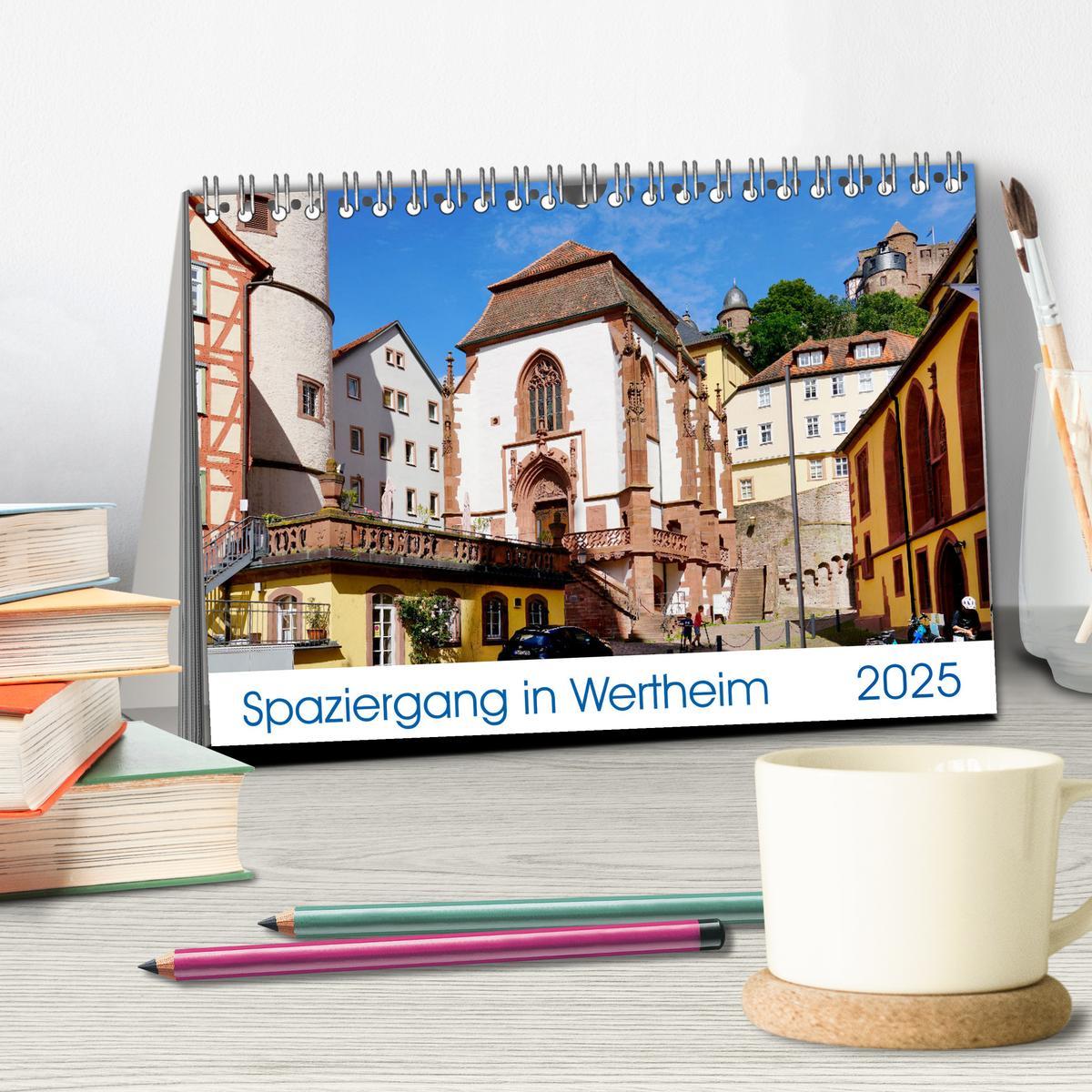 Bild: 9783457184752 | Spaziergang in Wertheim (Tischkalender 2025 DIN A5 quer), CALVENDO...