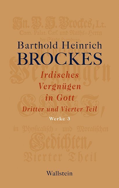 Cover: 9783835315129 | Irdisches Vergnügen in Gott. Tl.3-4 | Dritter und Vierter Teil | Buch