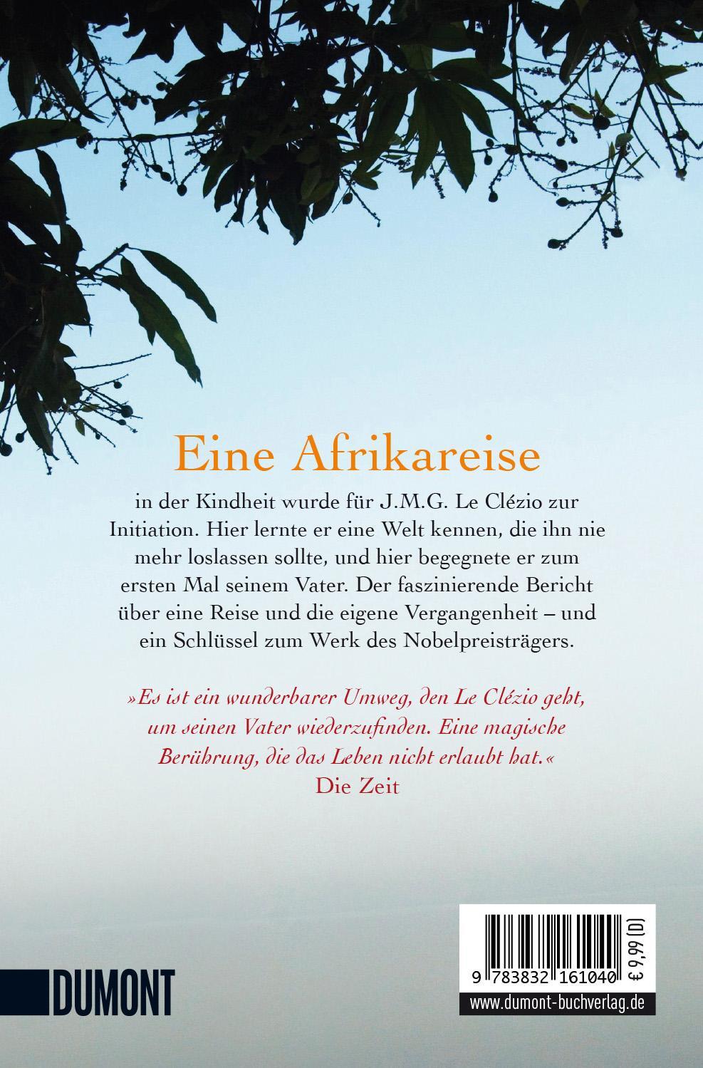 Rückseite: 9783832161040 | Der Afrikaner | Jean-Marie Gustave Le Clézio | Taschenbuch | Deutsch