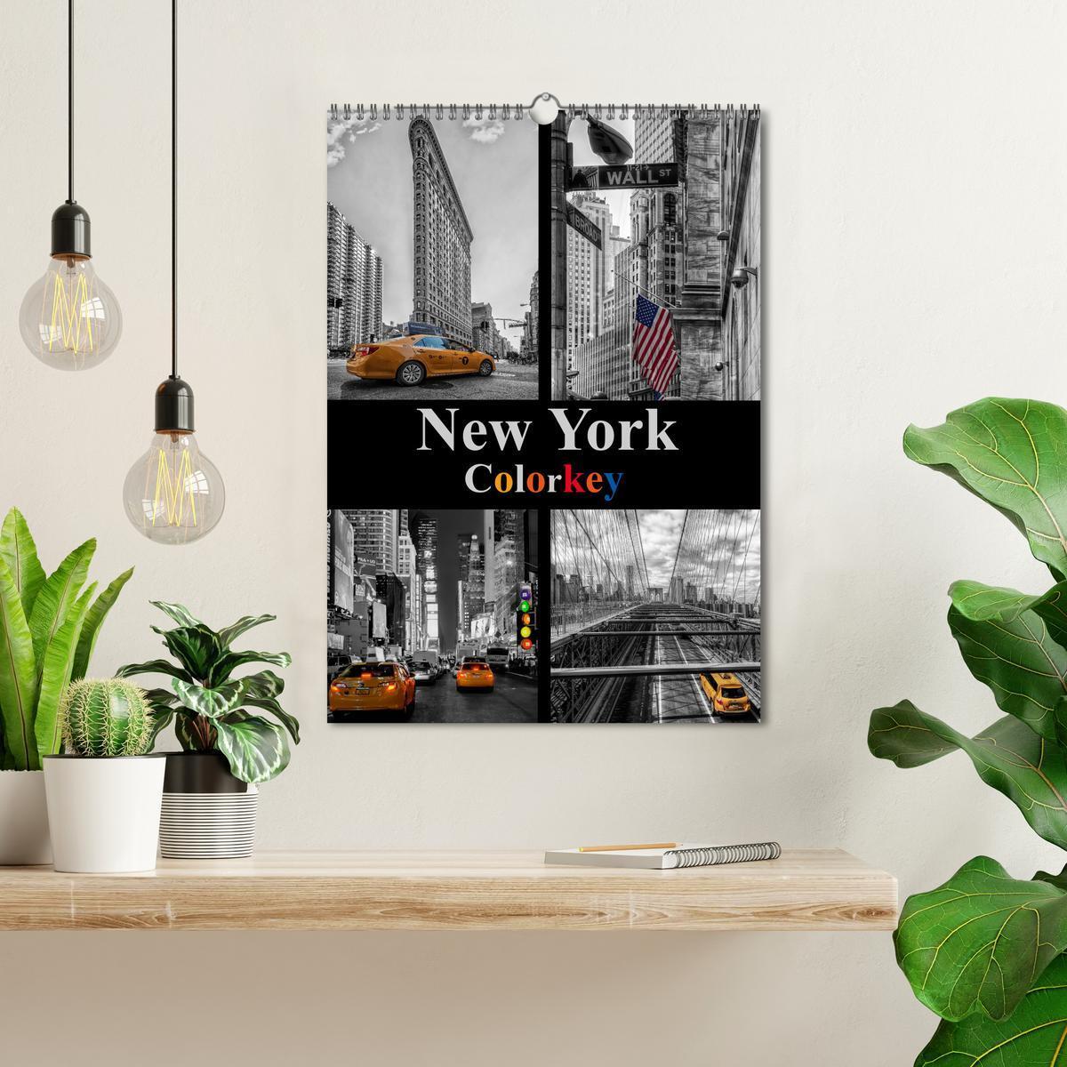 Bild: 9783457028988 | New York Colorkey (Wandkalender 2025 DIN A3 hoch), CALVENDO...