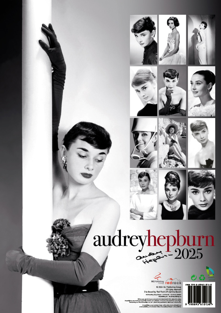 Bild: 9798893610130 | Audrey Hepburn Kalender 2025 | Glamour Film Stars | Kalender | 14 S.