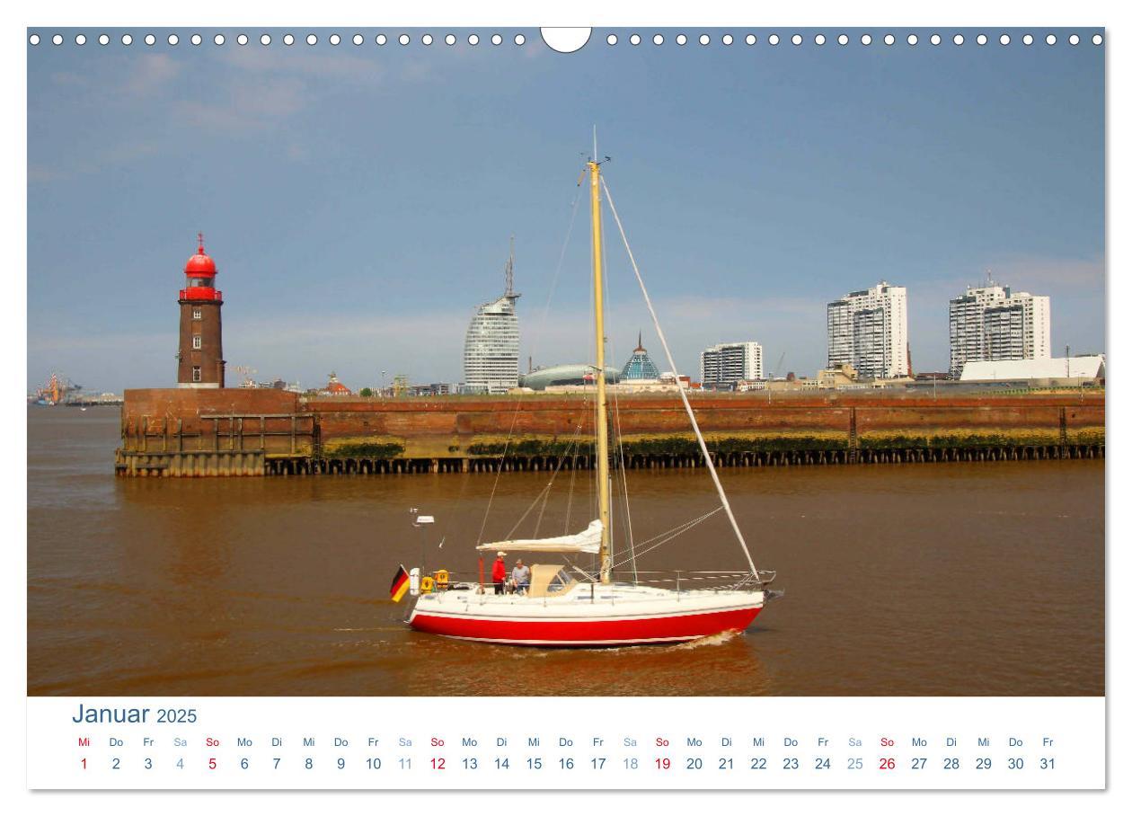 Bild: 9783435330355 | Bremerhaven 2025. Impressionen aus den Havenwelten (Wandkalender...