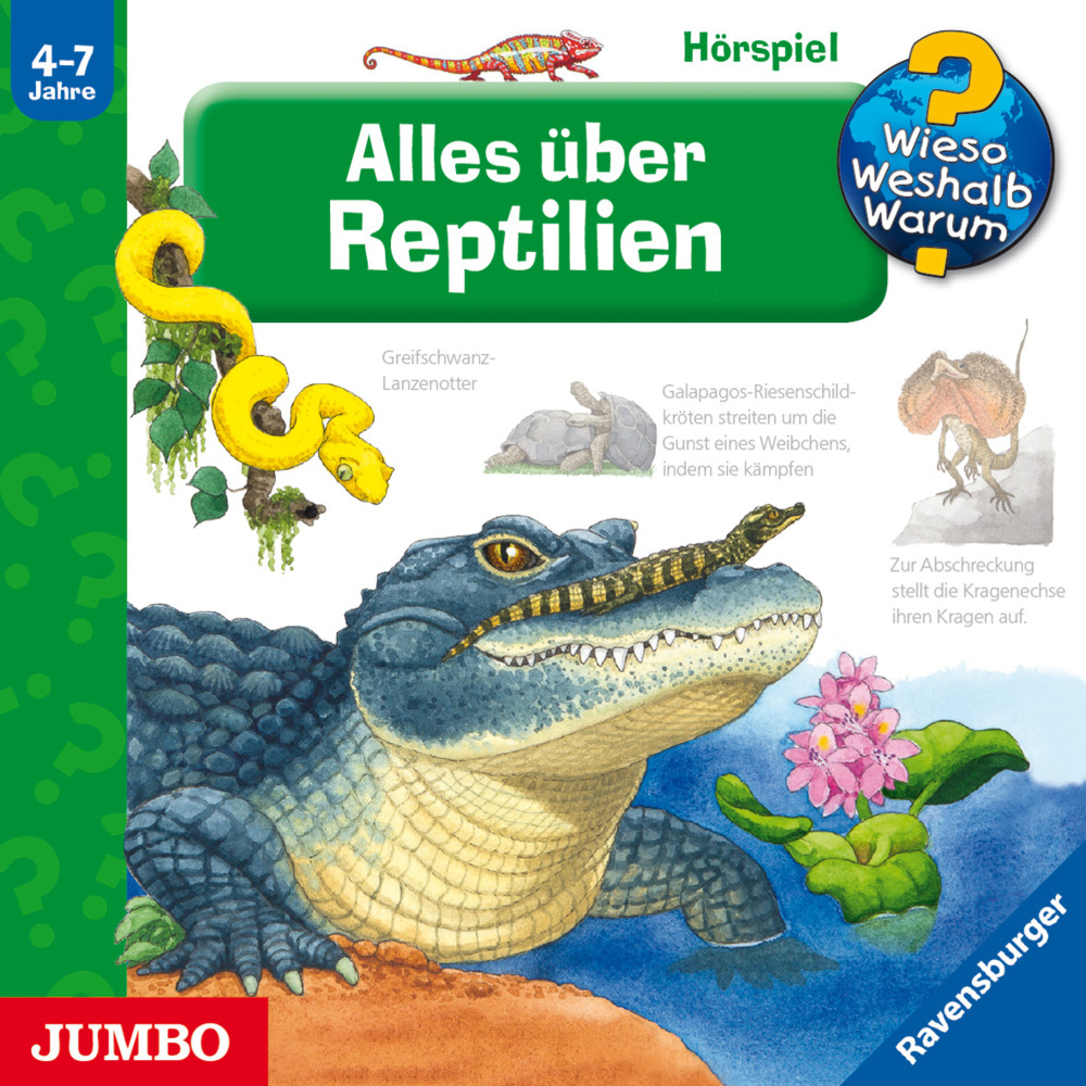 Cover: 9783833737619 | Alles über Reptilien, Audio-CD | Patricia Mennen | Audio-CD | 70 Min.