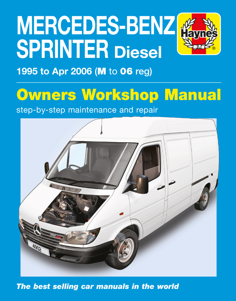 Cover: 9780857339812 | Mercedes-Benz Sprinter Diesel (95 - Apr 06) Haynes Repair Manual