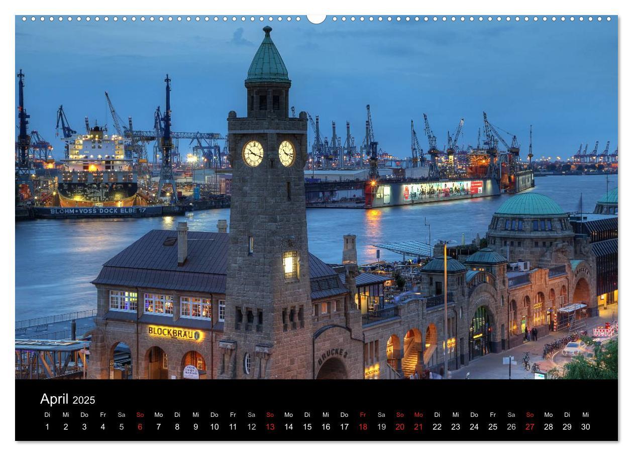 Bild: 9783435756773 | Hamburg (hochwertiger Premium Wandkalender 2025 DIN A2 quer),...