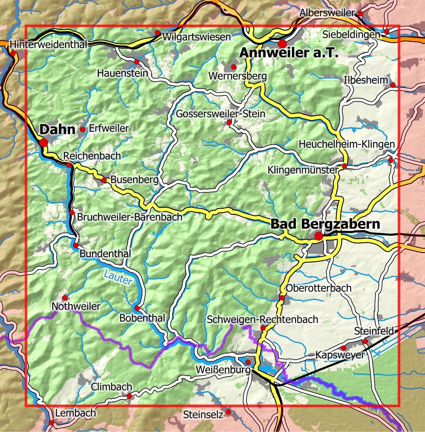 Bild: 9783960991106 | Pfälzerwald 8. Blatt 42-544, 1 : 25 000 | (Land-)Karte | 1 S. | 2019