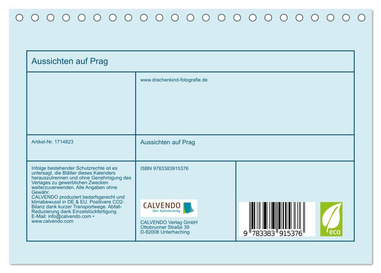 Bild: 9783383915376 | Aussichten auf Prag (Tischkalender 2025 DIN A5 quer), CALVENDO...