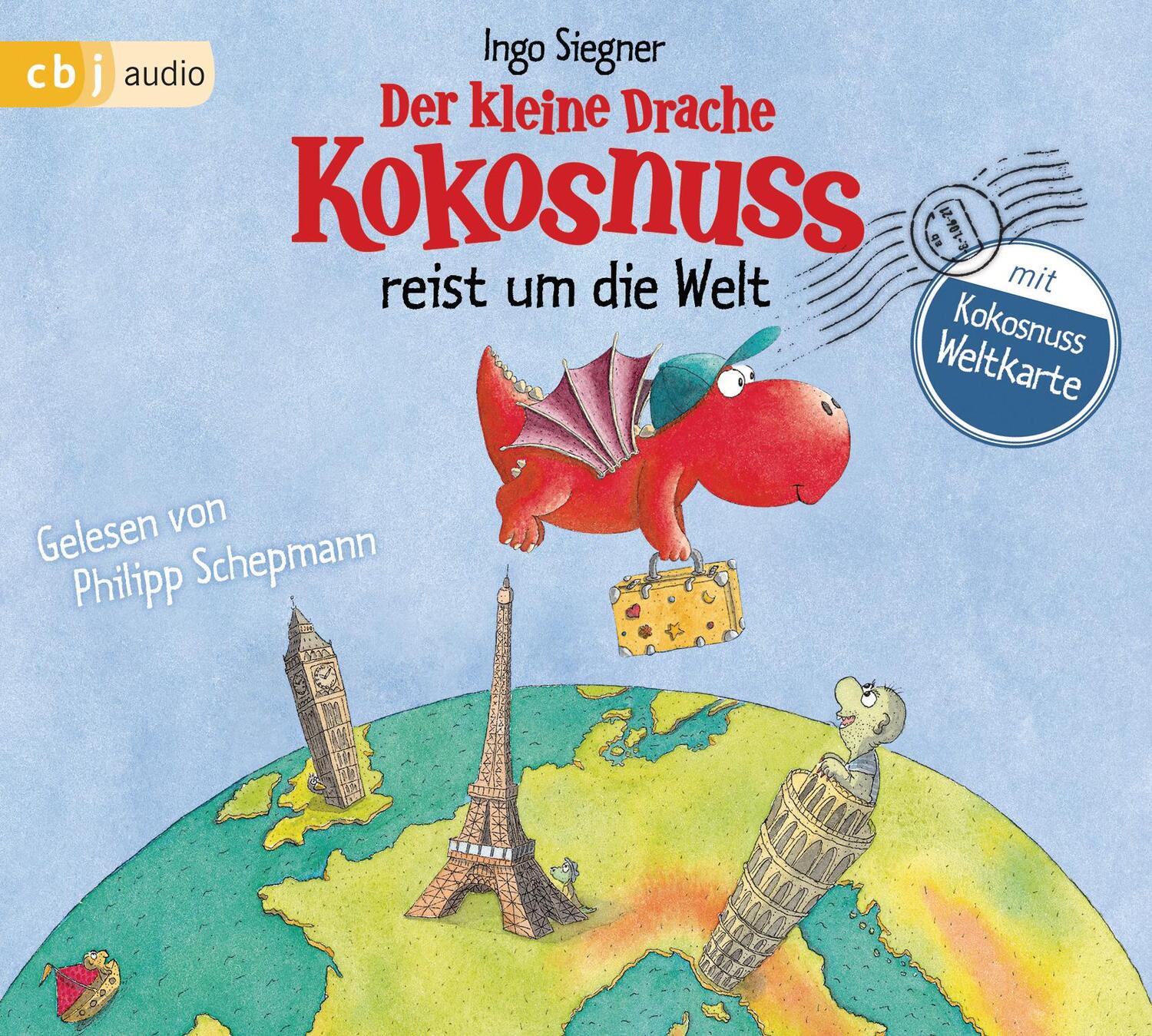 Cover: 9783837158458 | Der kleine Drache Kokosnuss reist um die Welt | Ingo Siegner | CD