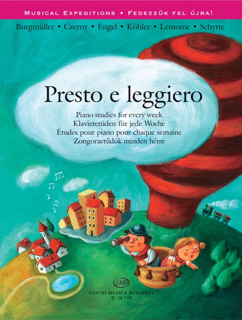 Cover: 9790080147009 | Presto e leggiero Etüden für Klavier | EMB Musical Expeditions | Buch