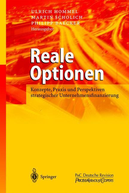 Cover: 9783540019817 | Reale Optionen | Ulrich Hommel (u. a.) | Buch | xvii | Deutsch | 2003