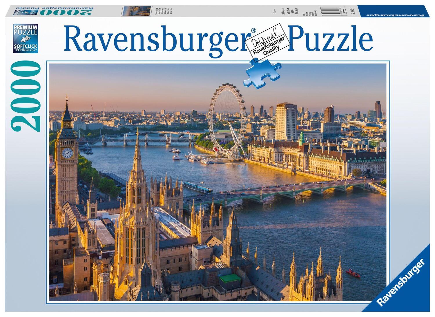 Cover: 4005556166275 | Stimmungsvolles London. Puzzle 2000 Teile | Spiel | Deutsch | 2017