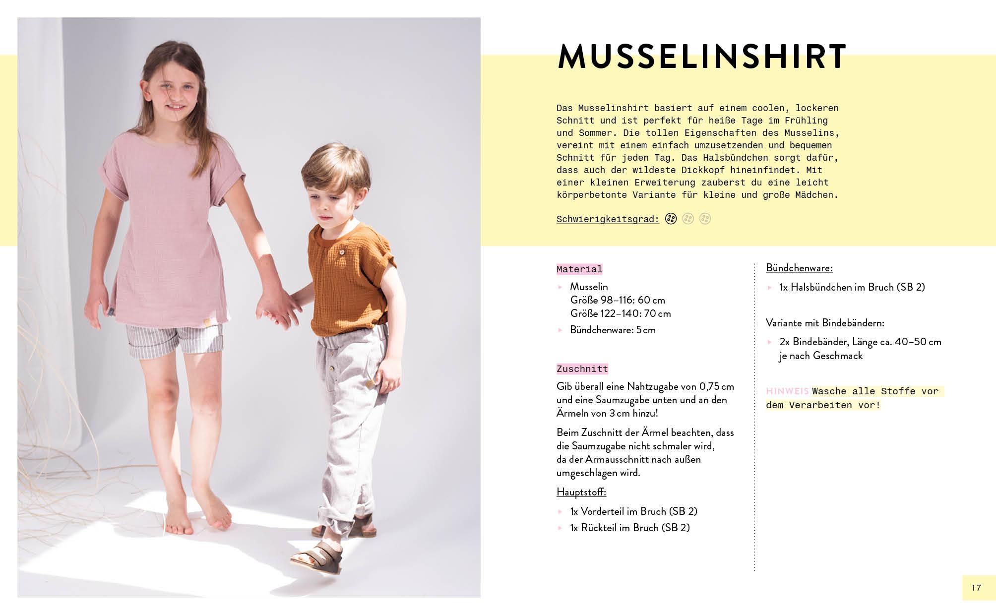 Bild: 9783745920642 | Mini-Masterclass - Nähen mit Musselin für Kids | JULESNaht (u. a.)