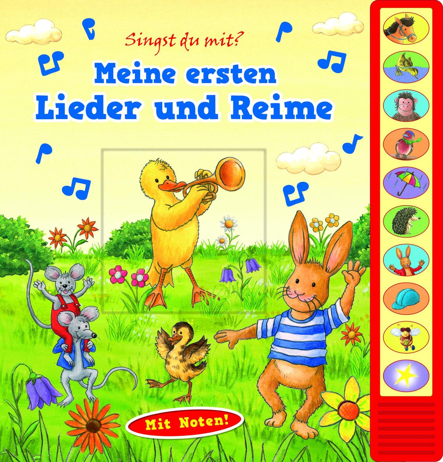 Cover: 9781503732124 | Meine ersten Lieder und Reime - Vorlese-Pappbilderbuch mit Sound