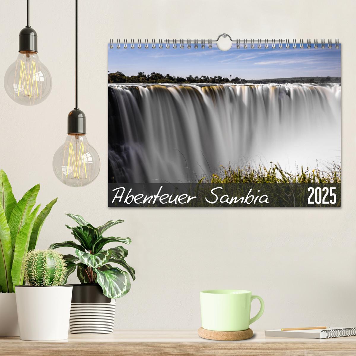 Bild: 9783435399192 | Abenteuer Sambia (Wandkalender 2025 DIN A4 quer), CALVENDO...