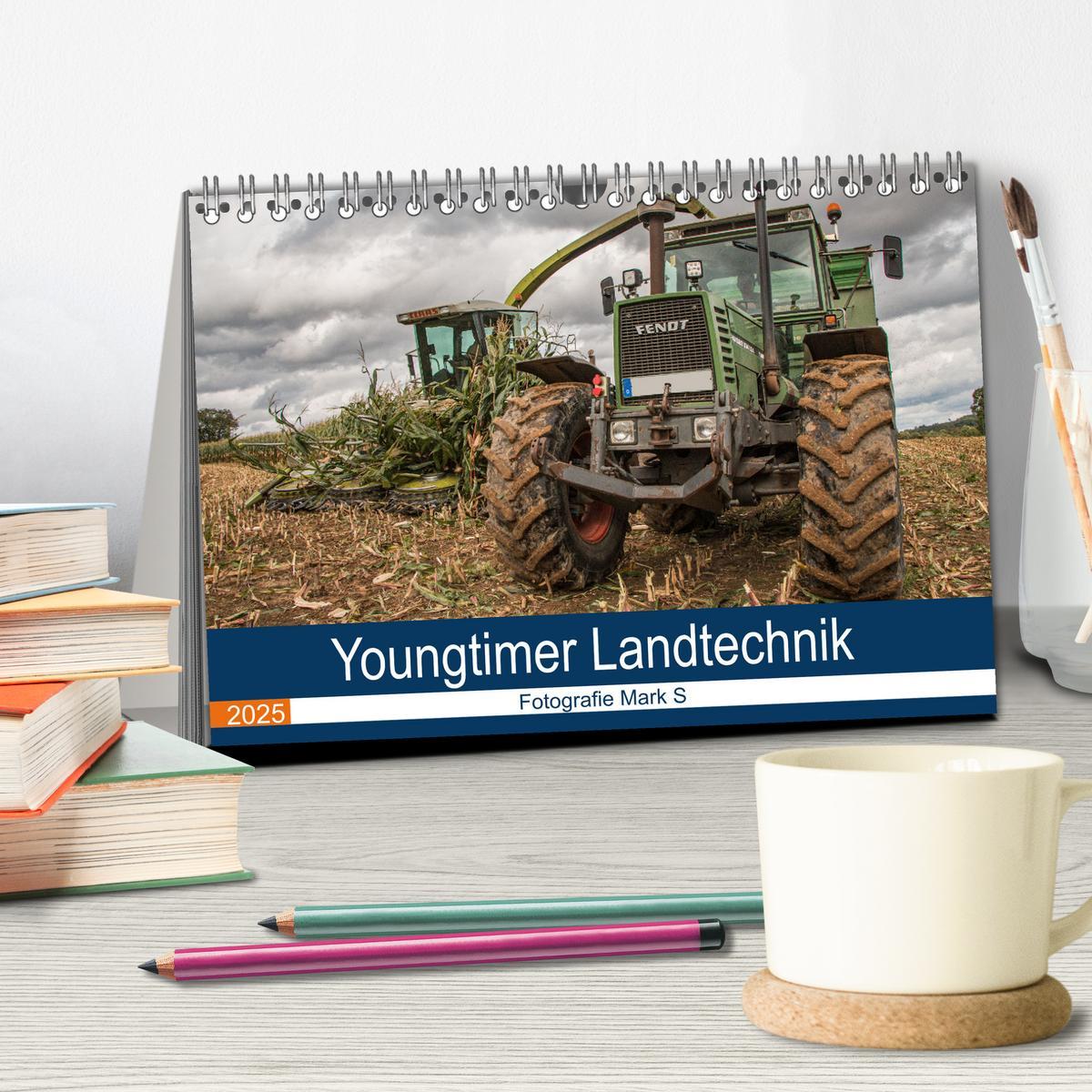 Bild: 9783435102037 | Youngtimer Landtechnik (Tischkalender 2025 DIN A5 quer), CALVENDO...