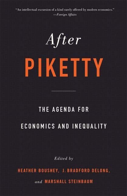 Cover: 9780674237889 | After Piketty | The Agenda for Economics and Inequality | Taschenbuch