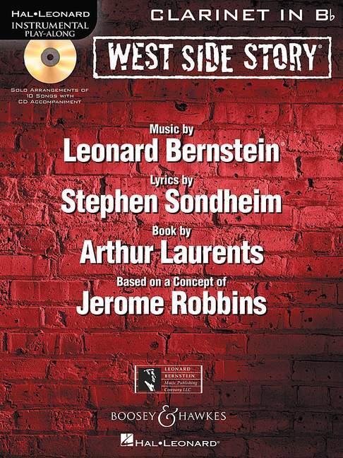 Cover: 9781423458241 | West Side Story for Clarinet: Instrumental Play-Along Book/CD [With...