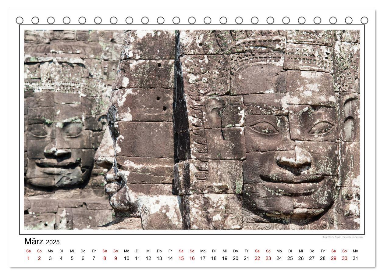 Bild: 9783435078349 | ANGKOR - IM REICH DER KHMER (Tischkalender 2025 DIN A5 quer),...